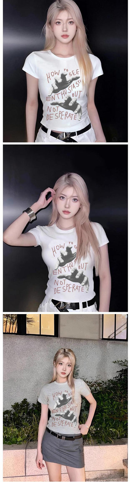 Handprint Cotton Tee