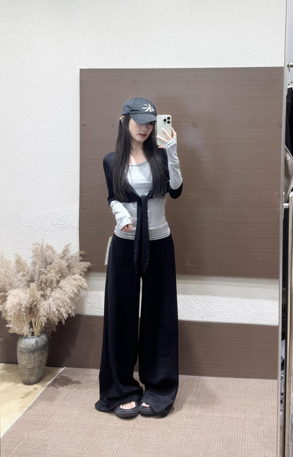 Korean Colorblock Two-Piece Tee