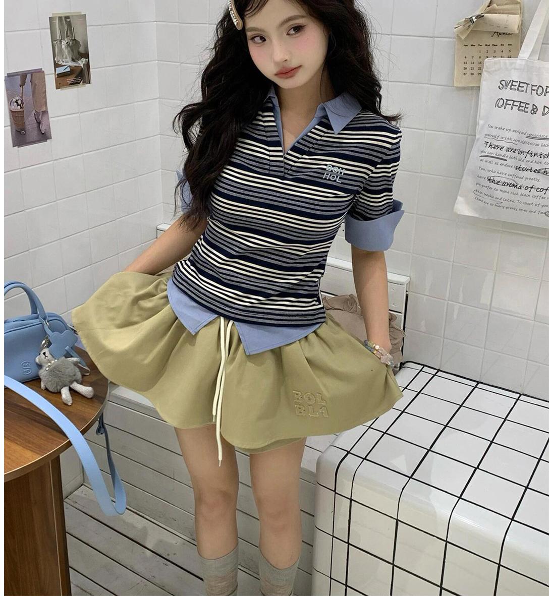 Nerdy Stripe Polo Tee