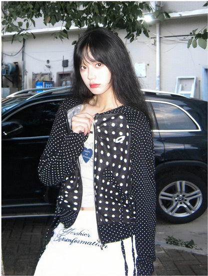 American Vintage Polka Dot Hoodie