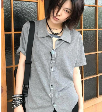 American Vintage Short Sleeve Knit Cardigan
