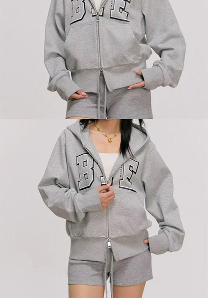 American Vintage Double Zip Hoodie