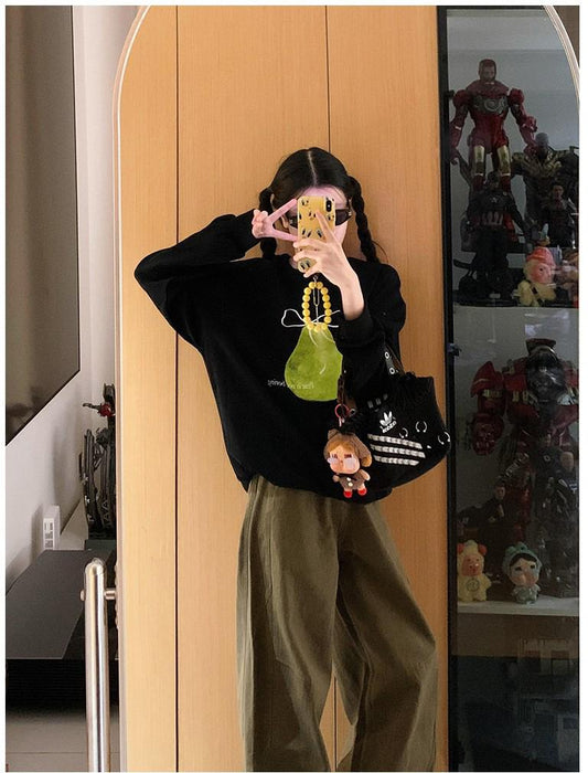 Fruit Print Long Sleeve Tee