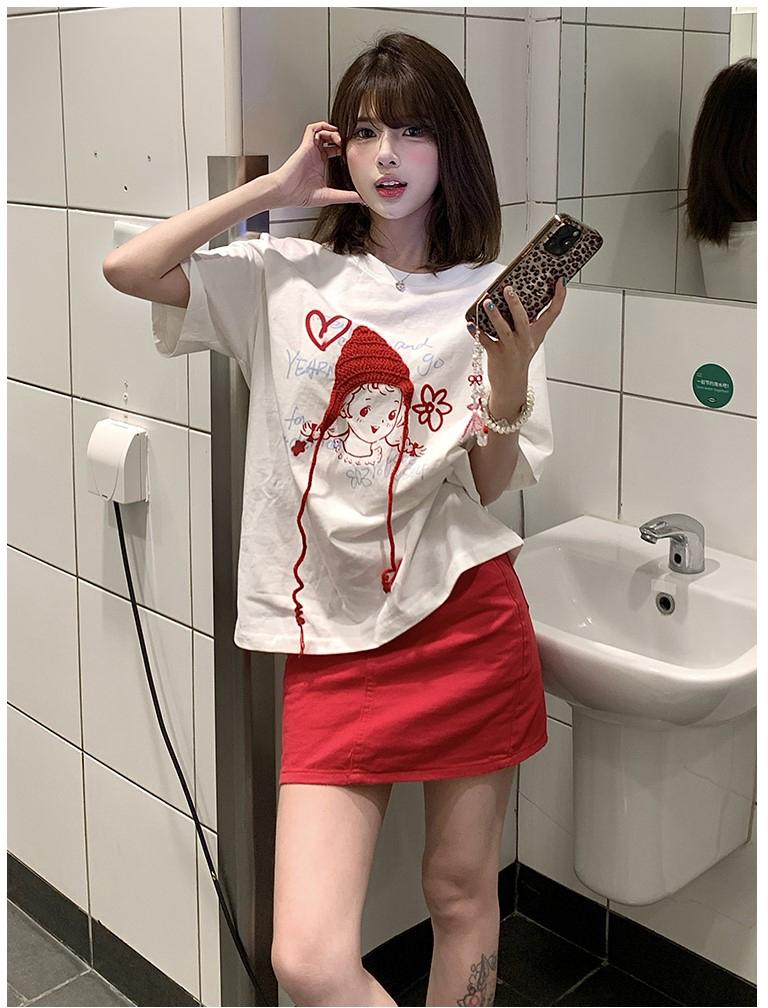 Korean Little Red Riding Hood T-Shirt