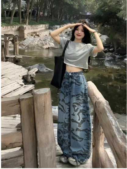 American Camo Sword Leg Jeans