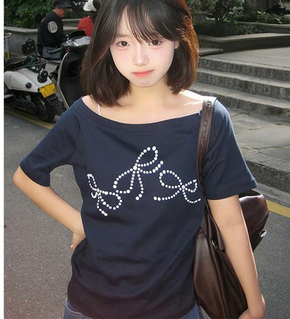 American Vintage Pearl Shoulder T-Shirt