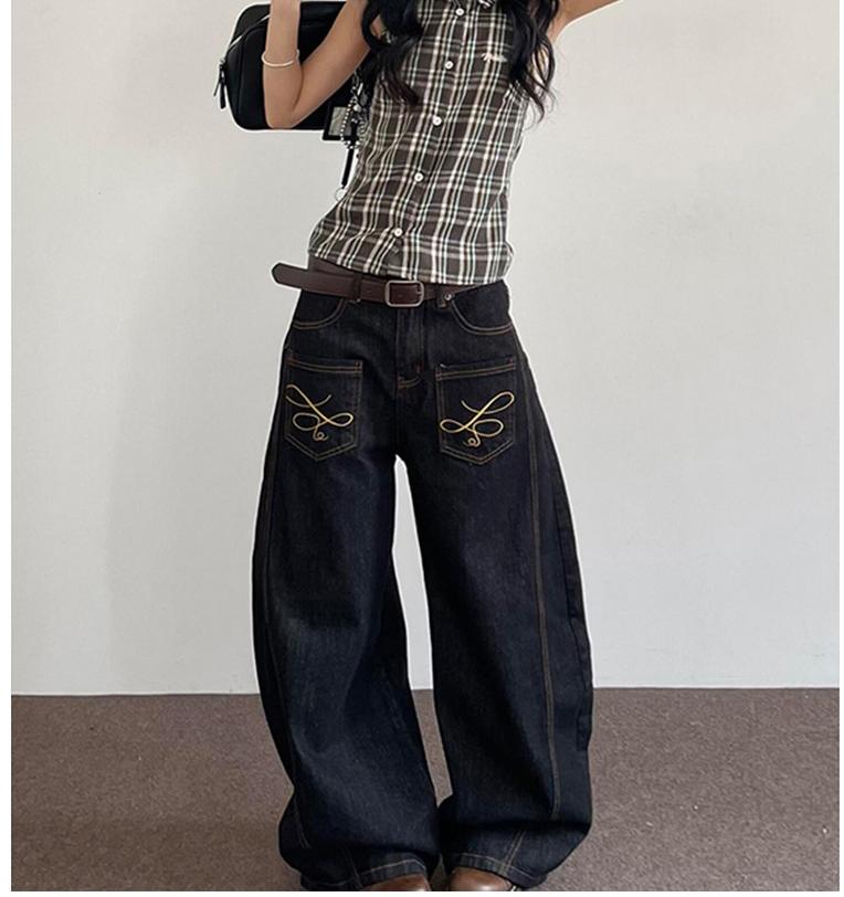 American Vintage Brown Plaid Vest