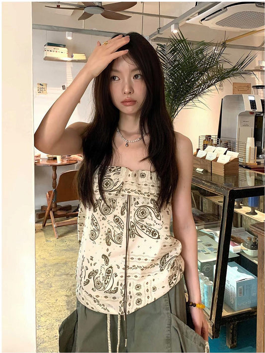 American Vintage Khaki Bustier