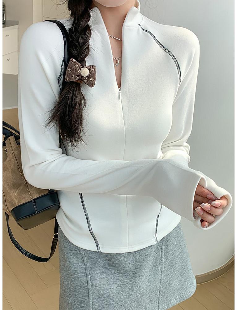 Fleece Half-Zip Thermal Top Women