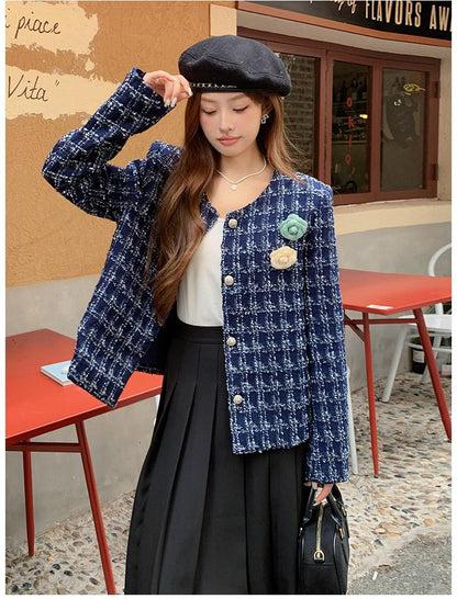 Tweed Chanel Style Jacket Women