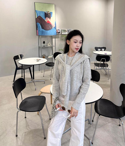 American Old Money Knit Sweater Set