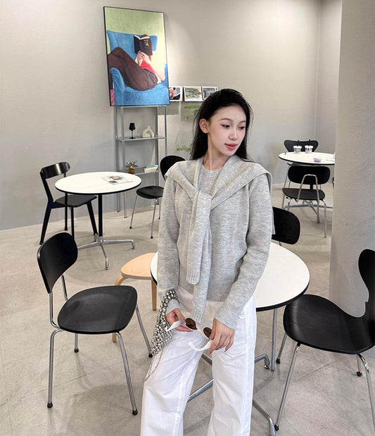 American Old Money Knit Sweater Set