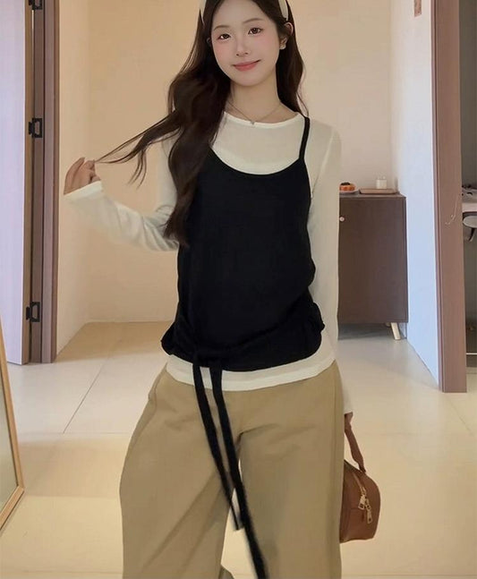 Korean Lazy Long Sleeve Set