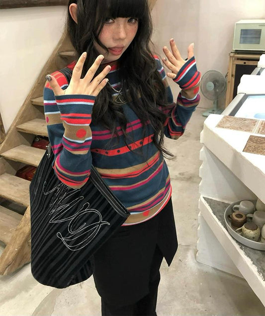 Fair Isle Long Sleeve Knit