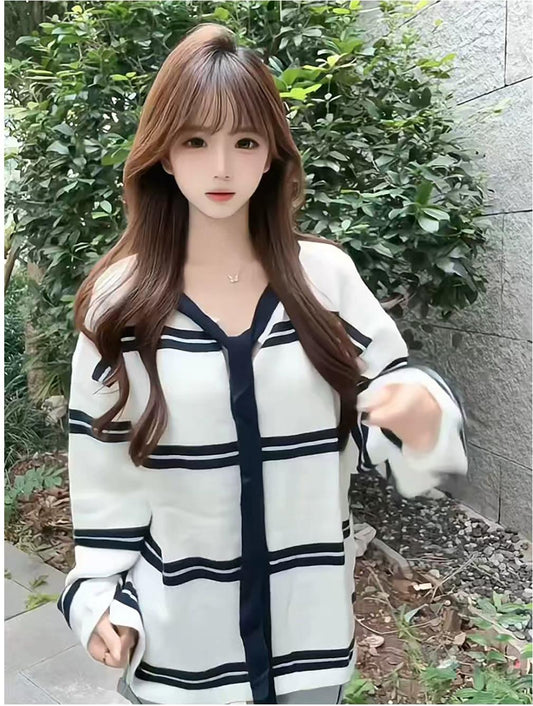 American Colorblock Stripe Knit