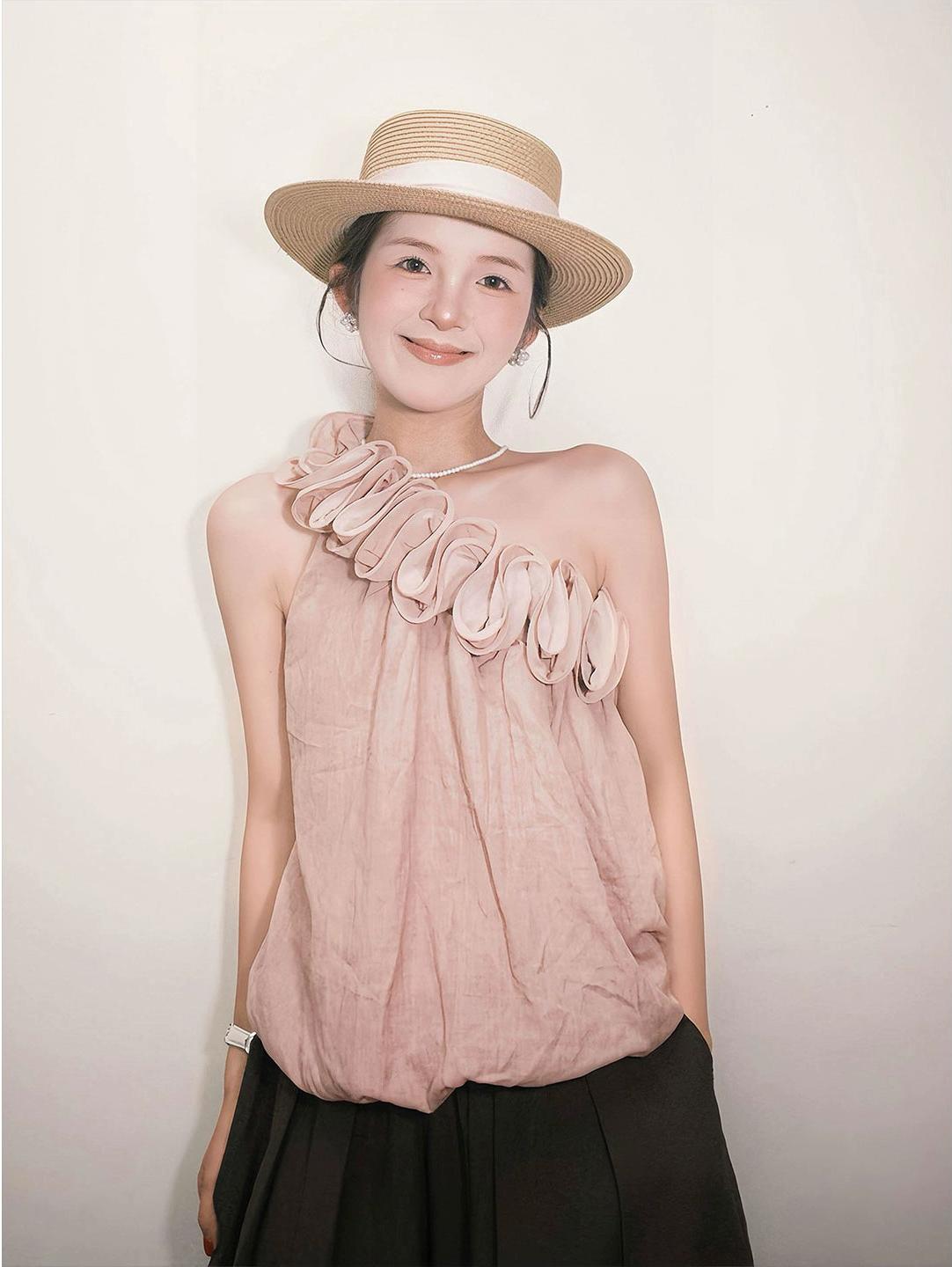 American Lace Asymmetrical Bud Vest