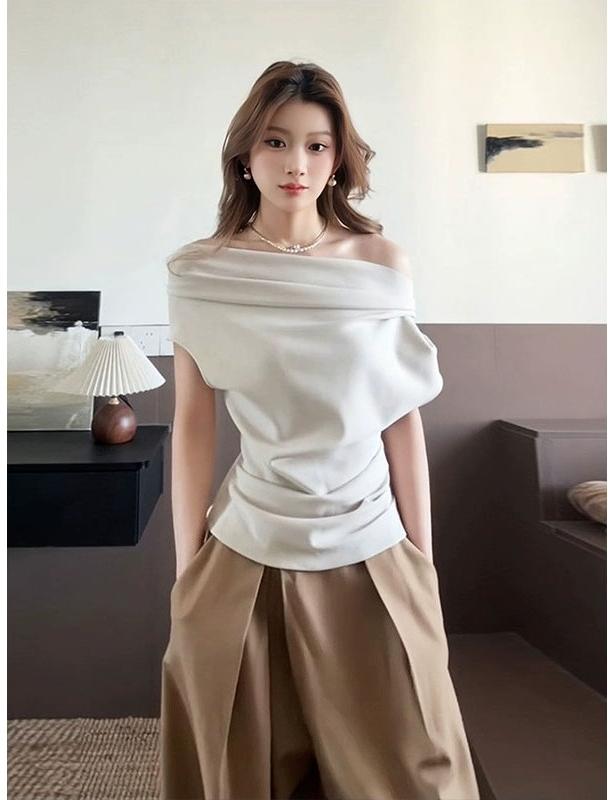 French Chic Asymmetrical Tee