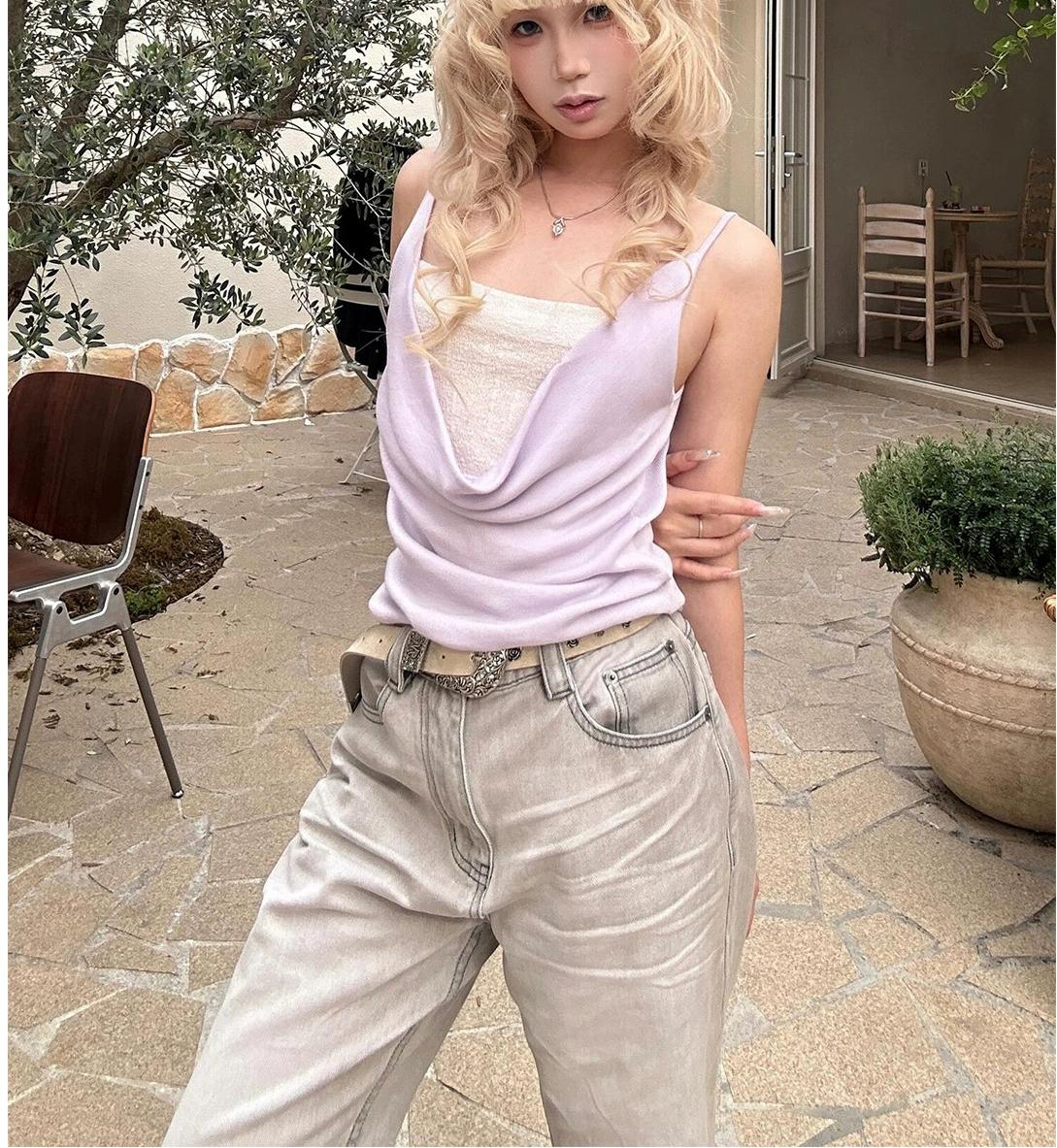 American Faux Two-Piece Sling Top