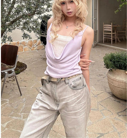 American Faux Two-Piece Sling Top