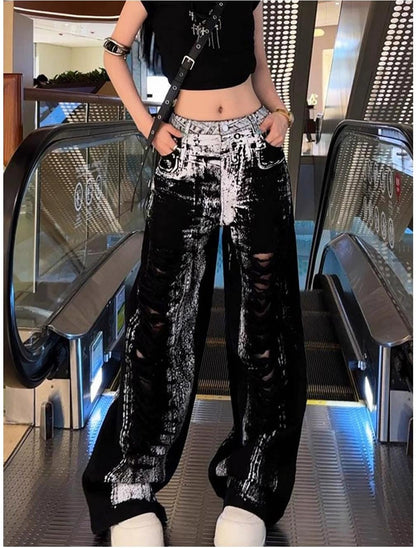 Vintage Distressed Dye Jeans