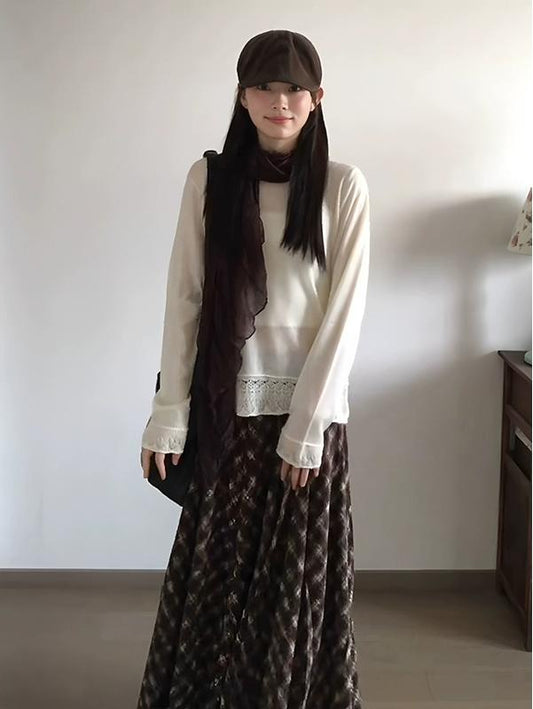 French Lace Knitted Top