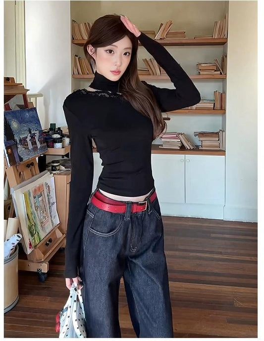 American Girl Halter Shoulder Tee