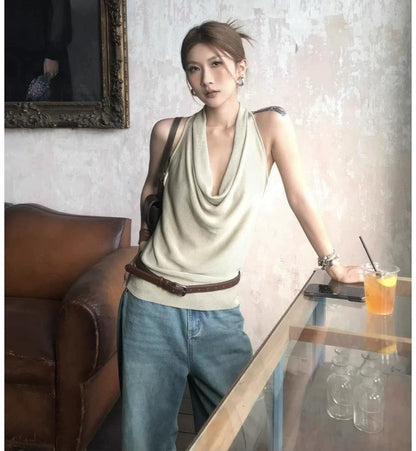 American Halter Neck Tank