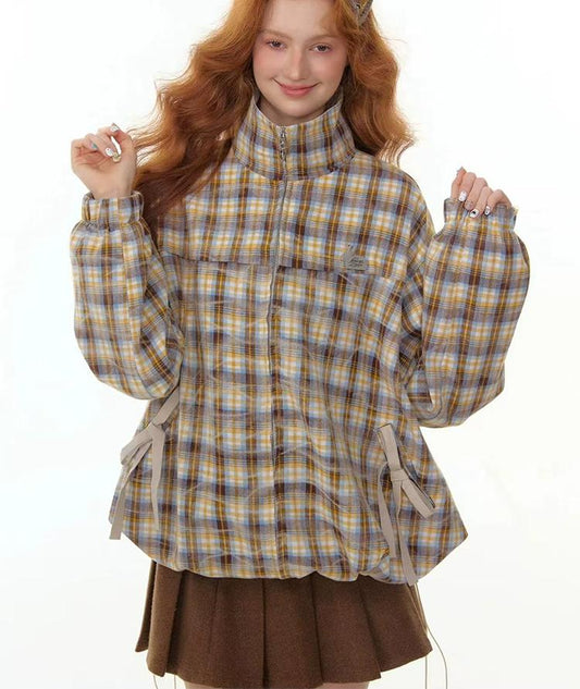 Vintage Bow Check Jacket