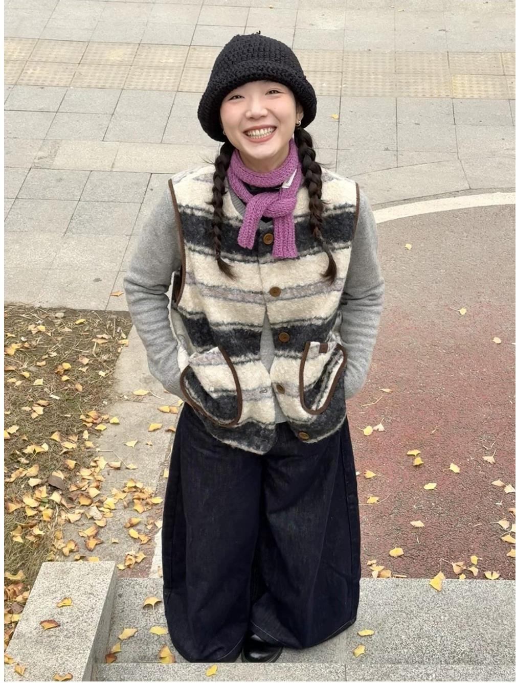 Vintage Shearling Vest