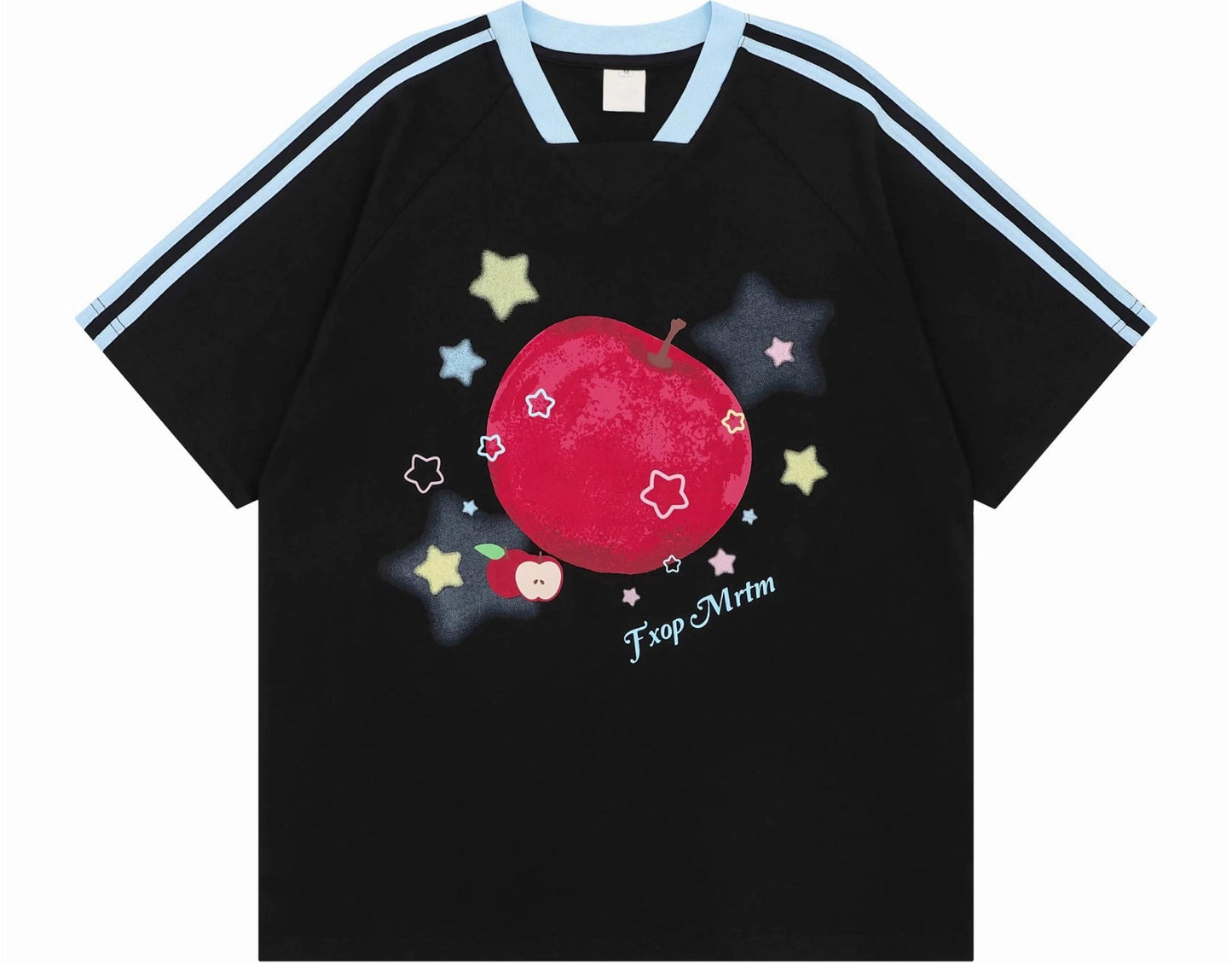 Green Apple V-Neck Tee