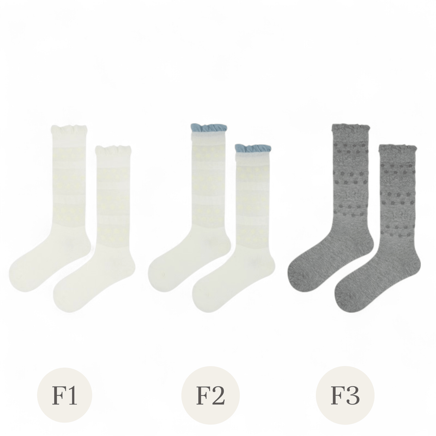 Playful Balletcore Layers in Ruffled Crew Socks - tutufox - 