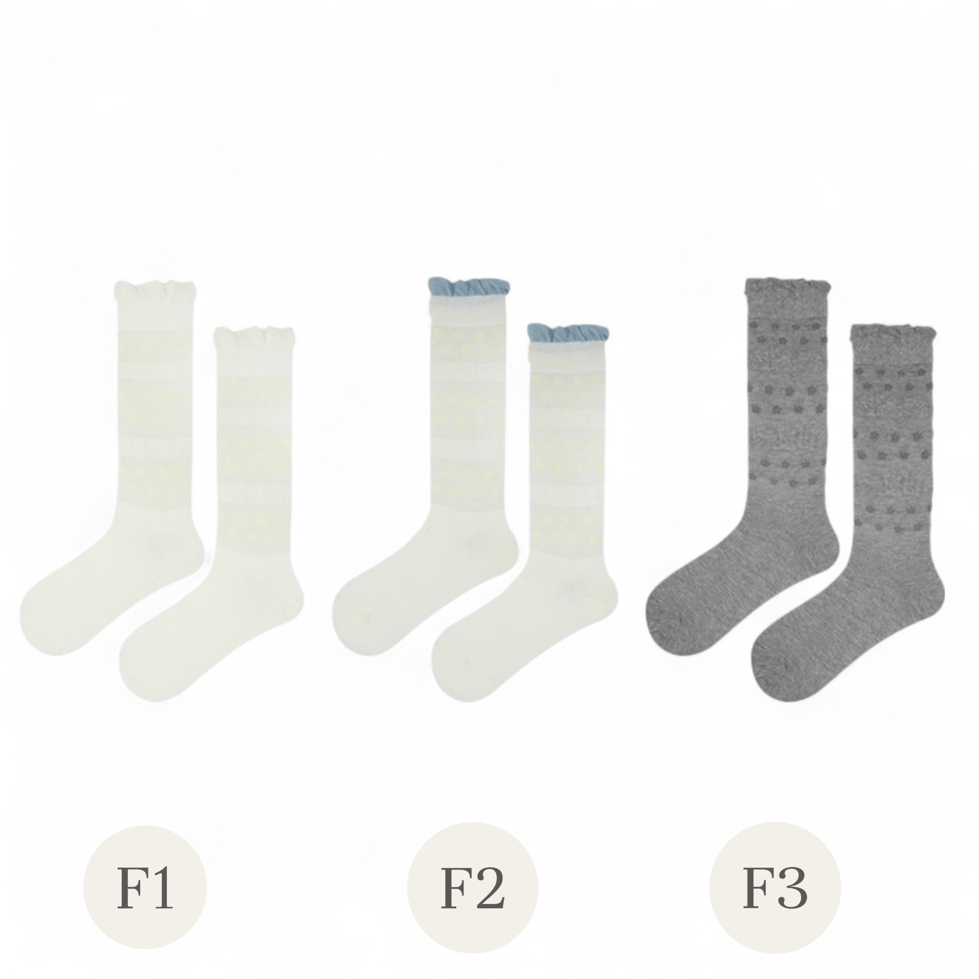 Playful Balletcore Layers in Ruffled Crew Socks - tutufox - 