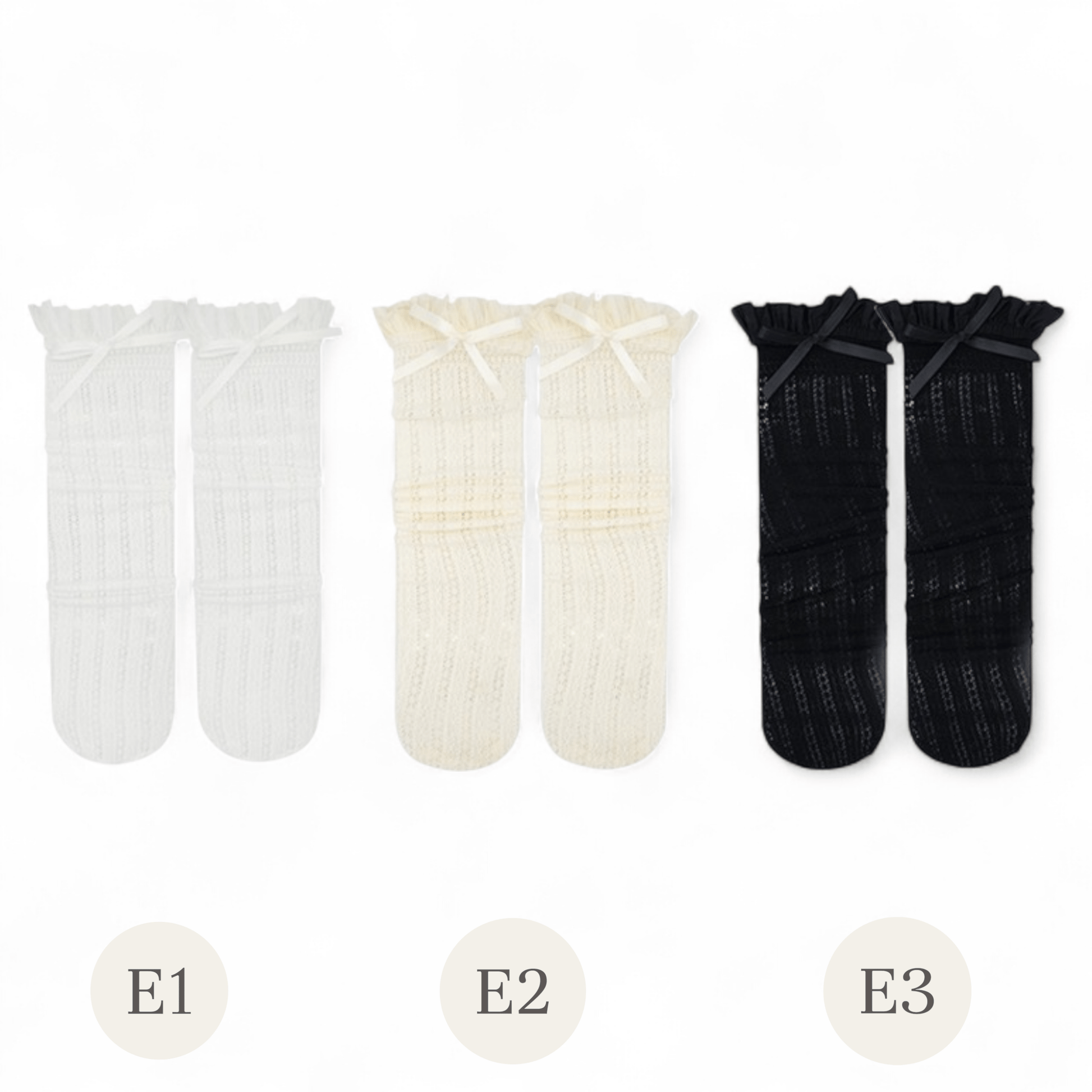 Romantic Ballet - Inspired Ruffle Socks - tutufox - 