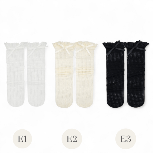 Romantic Ballet - Inspired Ruffle Socks - tutufox - 