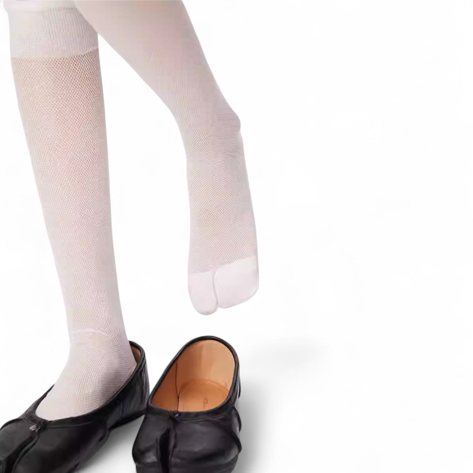 Sheer Long Tabi Socks - tutufox - 