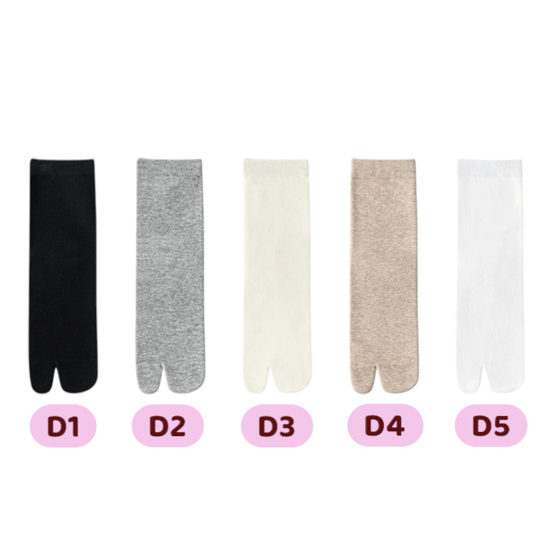 Short Cotton Tabi Socks - tutufox - 