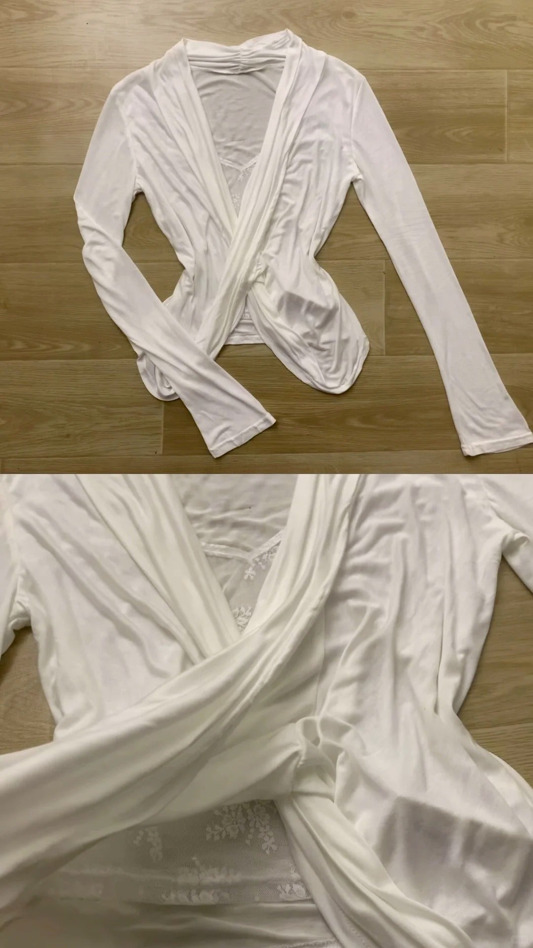 White Crossover Top with Leopard Skirt and Fur Scarf Y2K Outfit - tutufox - 